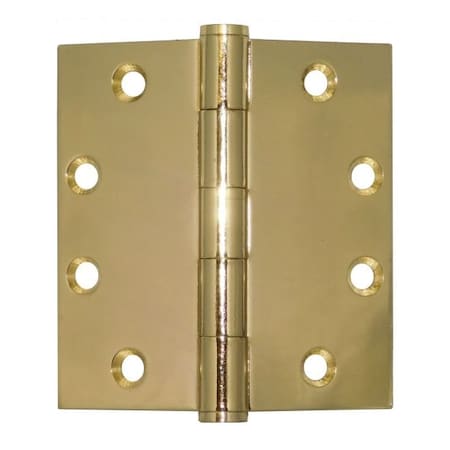 Don-Jo Full Mortise Plain Bearing 4-1/2" x 4-1/2" Standard Weight Template Square Corner Hinge PB74545632